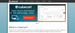 CubeCart Home Page